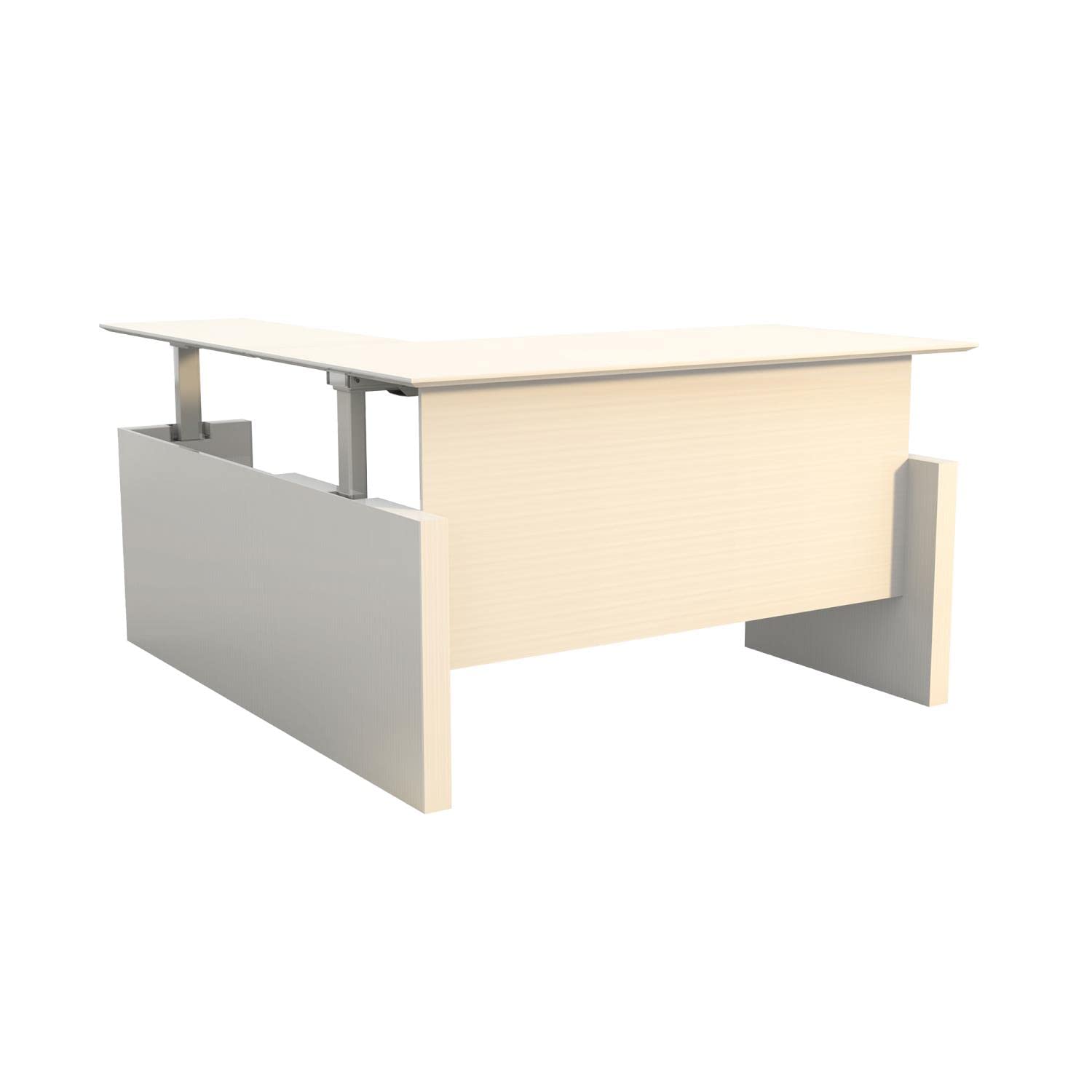Safco Medina 72" Straight Front Desk With Return In Sea Salt Finish Mnt51Htss