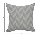 Blazing Needles Square Polyester Jacquard Throw Pillows, 17", Gannawls Khaki 2 Count