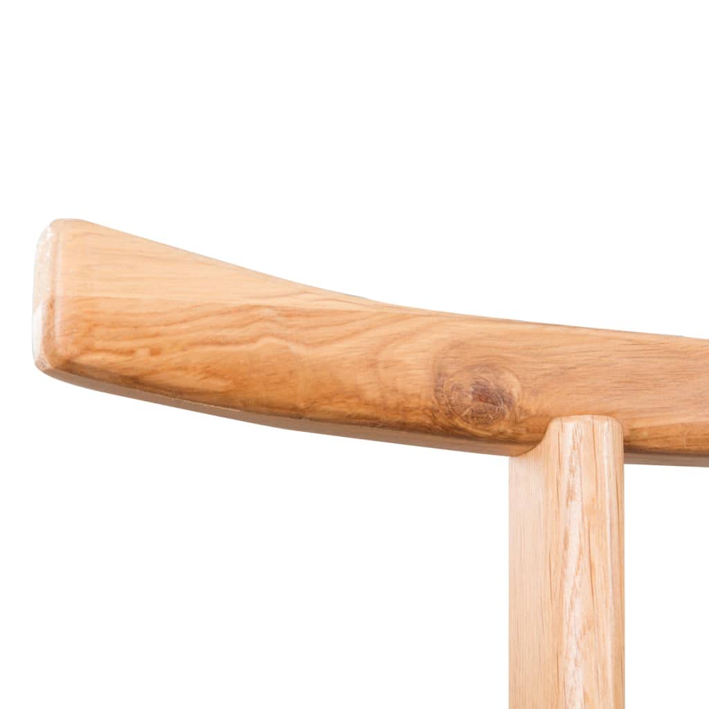 vidaXL Clothes Rack, 49.2"x59", Solid Oak Wood, Brown, Space-Saving, Easy-to-Assemble, Suitable for Bedroom or Cloakroom