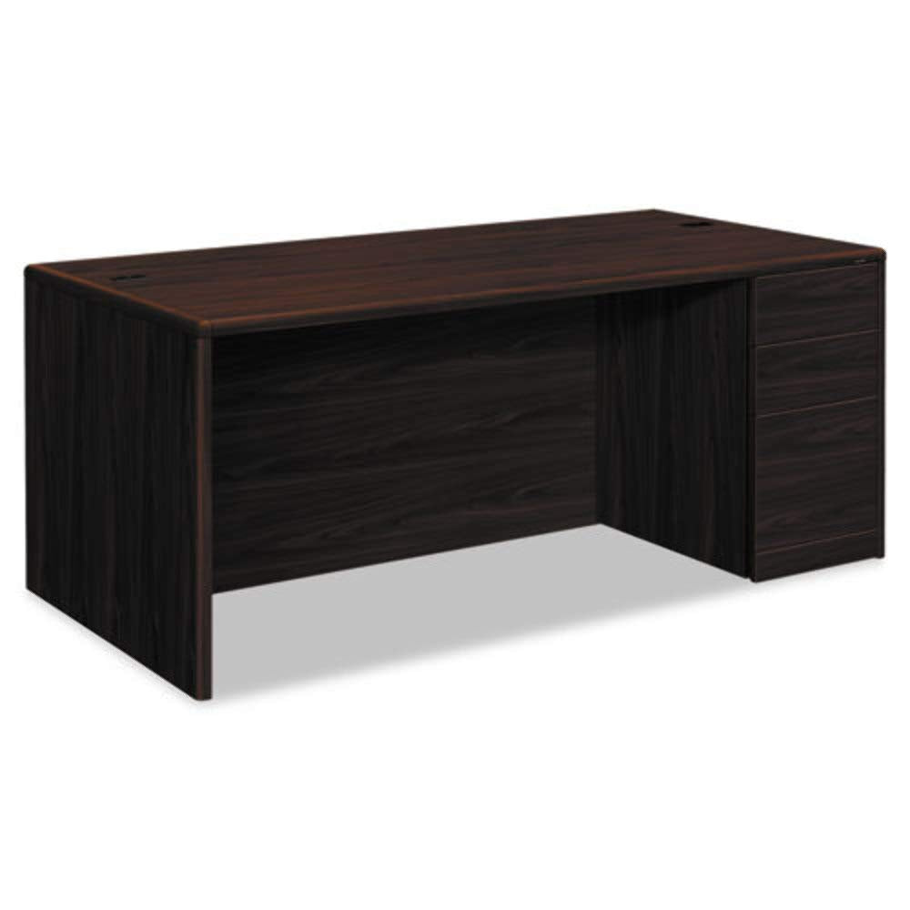 10700 Series 72Amp;Quot; W Right Pedestal Executive Desk Finish: Mahogany, Orientation: Right