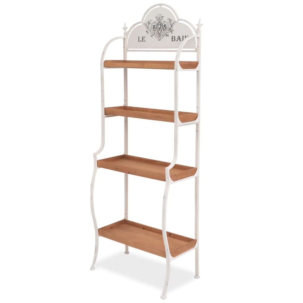 vidaXL Freestanding Shelving Unit 23.2&quot;x13.8&quot;x66.1&quot;