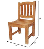 Anderson Teak Patio Lawn Garden Furniture Kingston Dining Chair