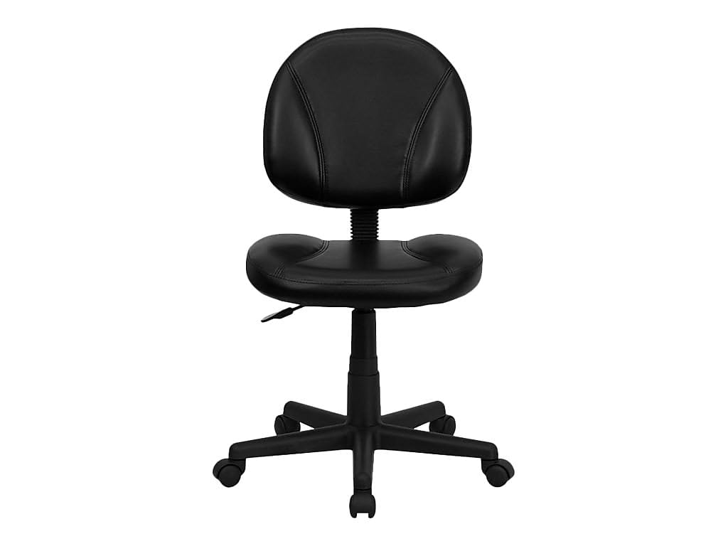 Flash Furniture 88Bk Faux Leather Task Chair, Black (Bt688Bk)