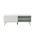 Anderson Teak Altus 43" Gloss White Coffee Table, Rectangle