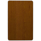 Flash Furniture Wren 30''W x 48''L Rectangular Oak HP Laminate Activity Table - Height Adjustable Short Legs