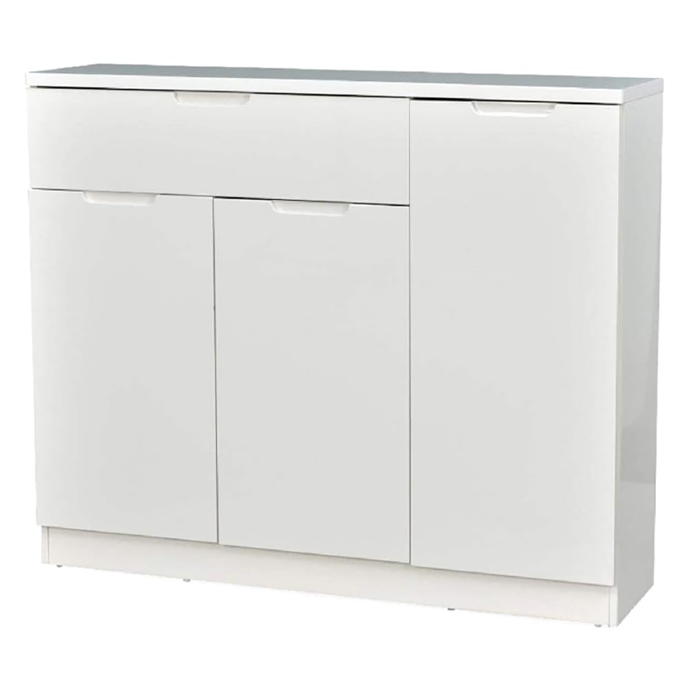 Royaloak Rome Italian Shoe Rack | Elegant 3Door Wooden Shoe Cabinet With 2 Drawers | Stylish Storage Organizer For Shoes | Spac