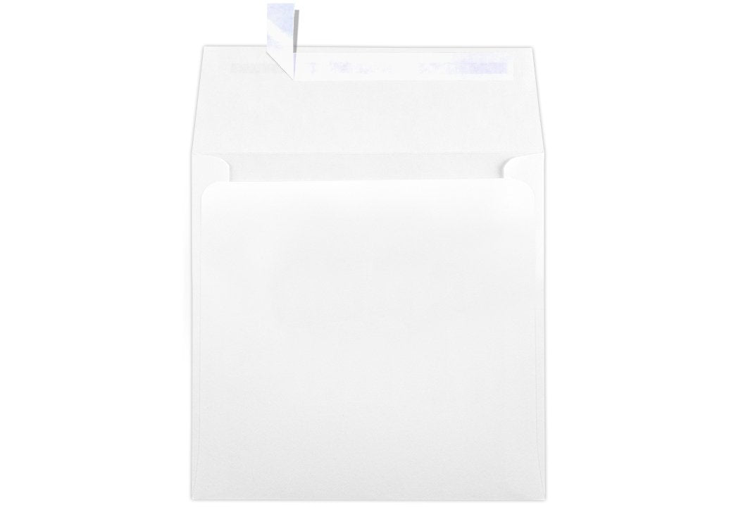 Luxpaper Square Invitation Envelopes | Peel & Press | 6' X 6' | Bright White | 70Lb. Text | 250 Qty