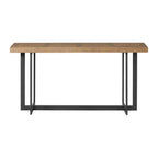 Intercon Furniture Transitional Wood Sofa Bar Table in Dune Brown Finish