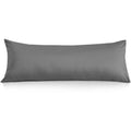 Body Pillow Cover 20X60 Body Pillow Case 100% Egyptian Cotton Hotel Quality 1-Pieces Dark Grey Body Pillow Cover Premium 600 Thr