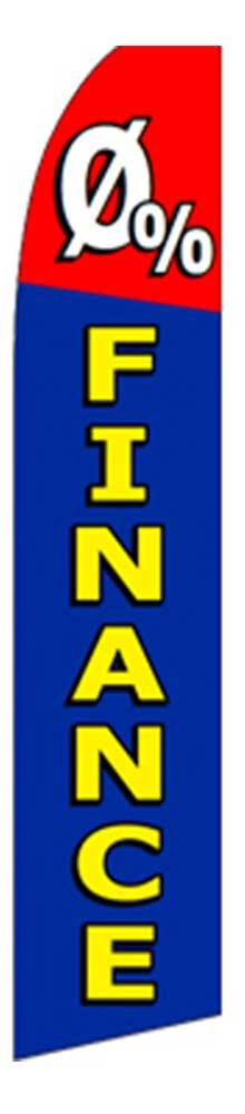 0 Percent Financing Swooper Feather Flag