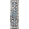 Alora Decor Swagger 2'3" X 7'7" Distress Taupe/Blue/Medium Blue/Dk Blue Rug