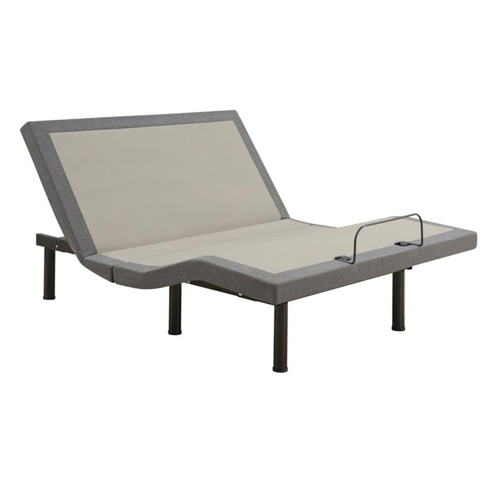 Coaster Home Furnishings Negan Full Adjustable Bed Base Grey and Black