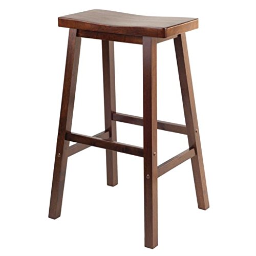 Ergode Satori Saddle Seat Bar Stool, Walnut
