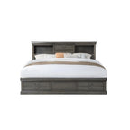 Acme Louis Philippe III - Queen Bed w/Storage in Dark Gray