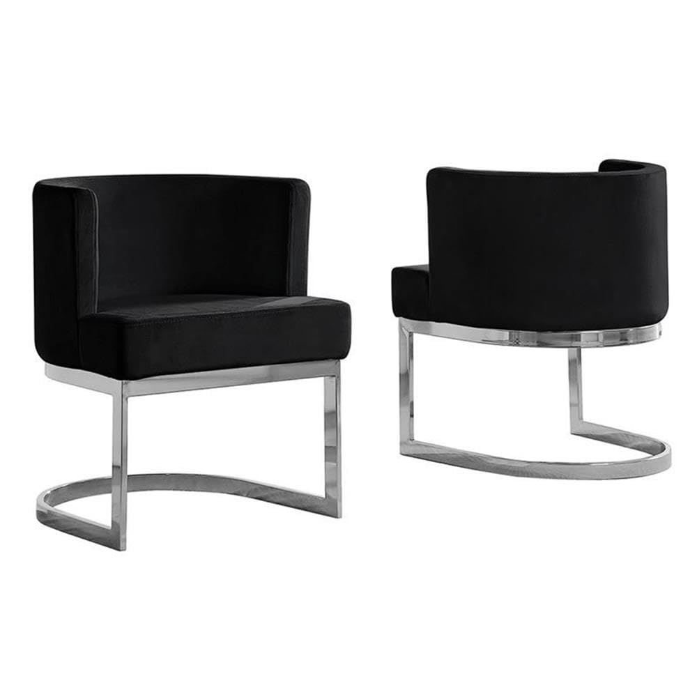 Best Quality Furniture Side Chair, Black