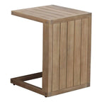 Pangea Home Soleil 20x15 Modern Acacia Wood Soleil Side Table in Natural Finish