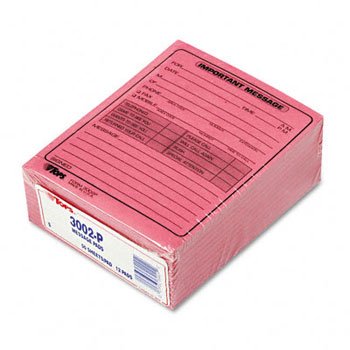 Tops Important Message    Pad, Pink Pad,Wywo 4.25X5.5 14N (Pack Of20)