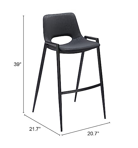 Zuo Desi Barstool Black