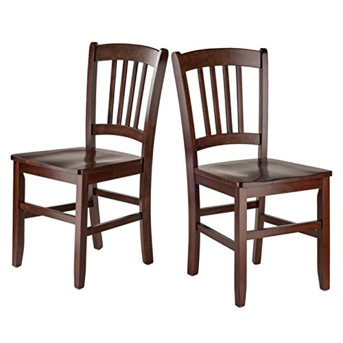Ergode Madison Chair Set: Elegant Rainbow Arches, Walnut Finish, Solid Wood