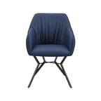 Coaster Home Furnishings Trevon Upholstered Tufted Side Chairs (Set of 2) Blue and Brown