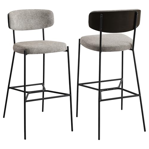 Coaster Home Furnishings Elison Pub Height Bar Stool Light Brown (Set of 2)