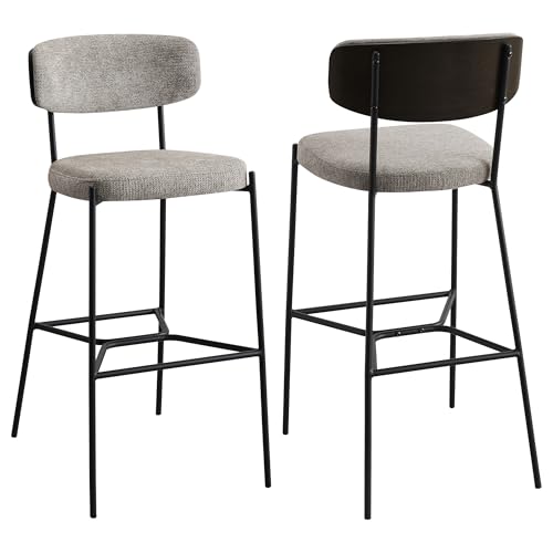 Coaster Home Furnishings Elison Pub Height Bar Stool Light Brown (Set of 2)