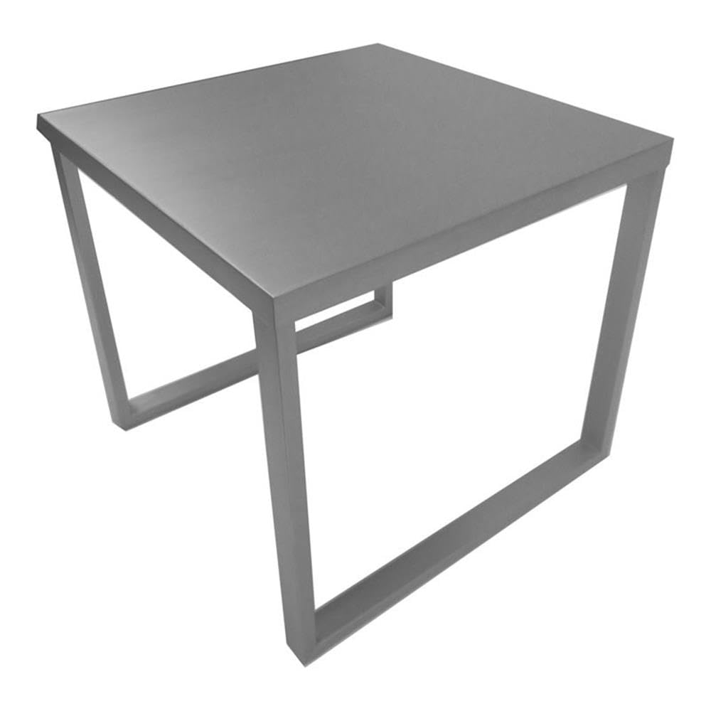 Pangea Home Clark Side Table, Silver