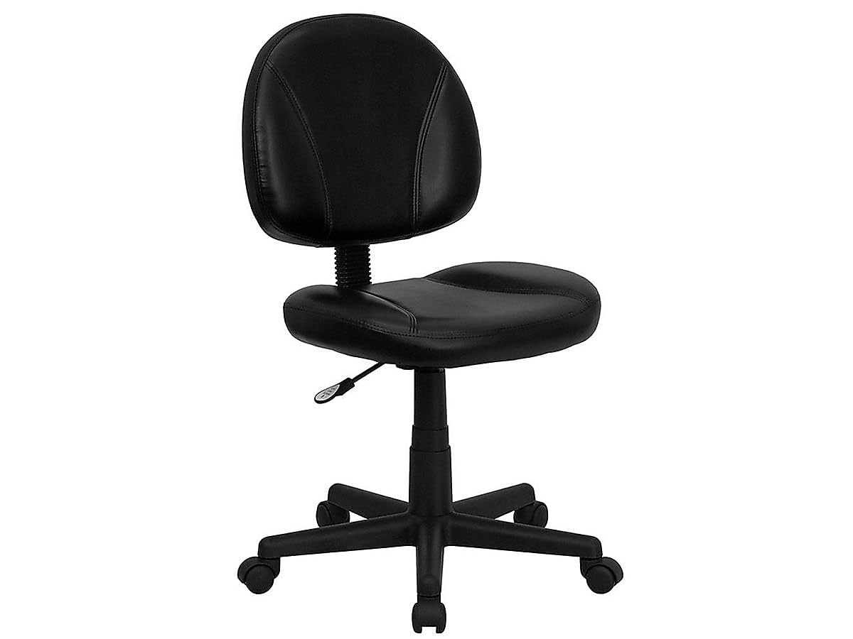 Flash Furniture 88Bk Faux Leather Task Chair, Black (Bt688Bk)
