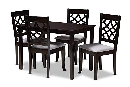 Baxton Studio Mael 7-Piece Dining Set - Thumbnail 3