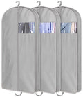 KIMBORA 43 Suit Bags for Closet Storage and Travel, Gusseted Hanging Garment Bags for Men Suit Cover With Handles for Clothes, C