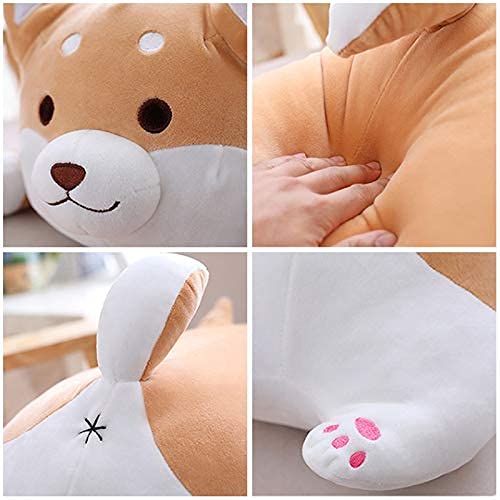 Shiba Inu Dog Plush Pillow, Soft Cute Corgi Stuffed Animals Doll Toys Gifts For Valentine, Christmas, Birthday, Bed, Sofa Chair
