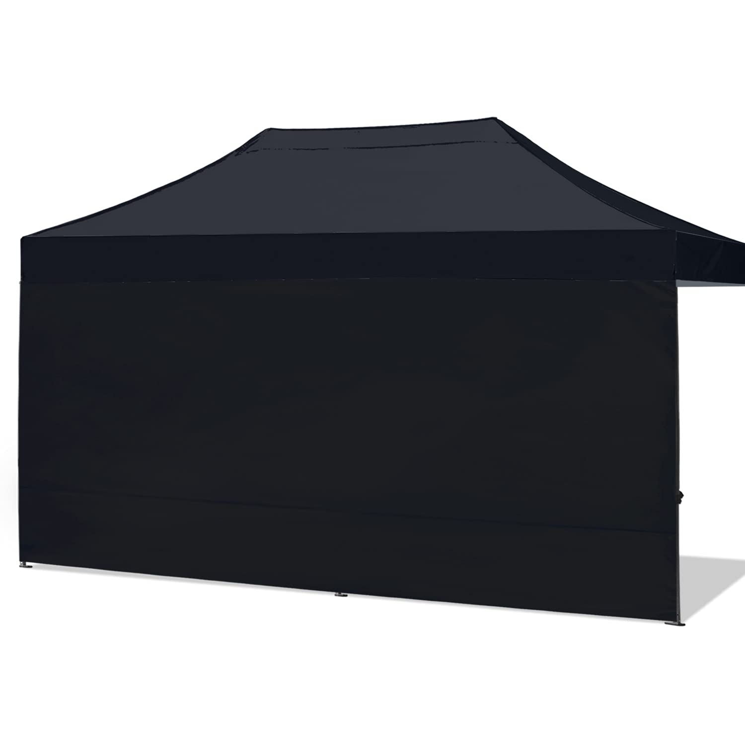 Abccanopy Instant Canopy Sunwall 10X20 Ft, 1 Pack Sidewall Only, No Frame And Top, Black