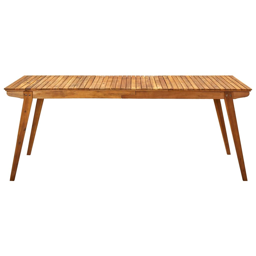 Patio Table 79.3&quot;x39.4&quot;x29.5&quot; Solid Acacia Wood