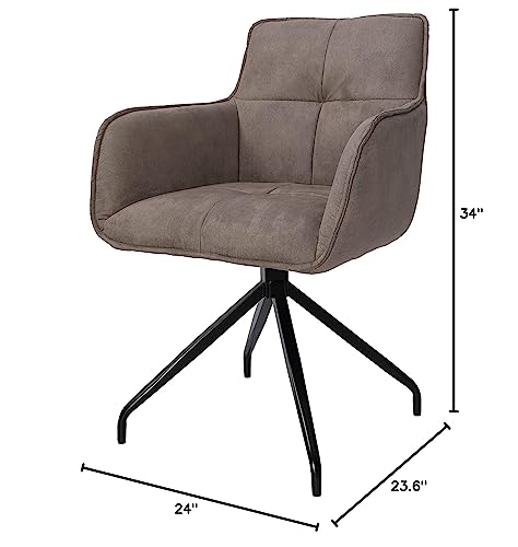 Neos Modern Furniture Dining Chairs, Dark Brown
