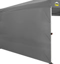 Crown Shades Sunwall Silver Coated For 8X8 Pop Up Canopy Tent, 1 Pack Sidewall Only With Silver Coating (1 Pack, Grey)