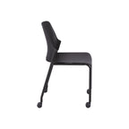 Safco Next Polypropylene Office Chair, Black, 4/Carton (4314BL)