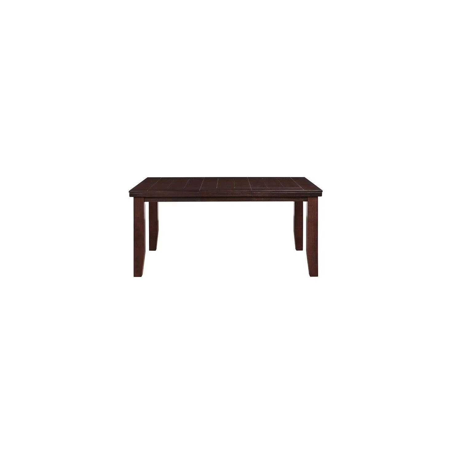 HomeRoots 48&quot;&quot; Dark Brown Extendable Dining Table, Onesize