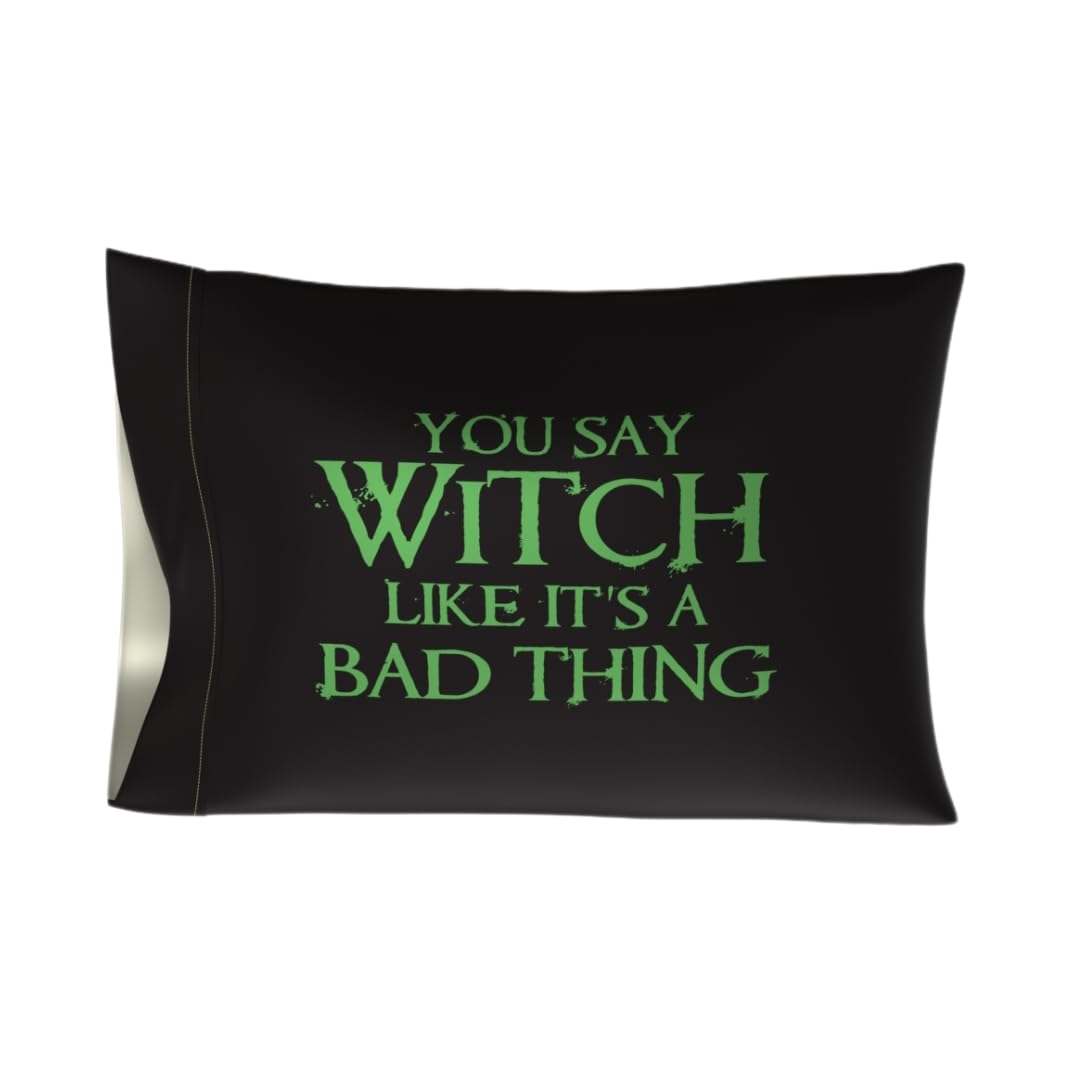 Franco Collectibles Wizard Of Oz Wicked Witch Beauty Silky Satin Standard Pillowcase Cover 20X30 For Hair And Skin, (Officially
