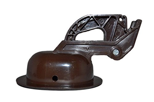 Fr Small Oval Recliner Handle No Cable Brown Finish 3Mm Barrel Cable Hole