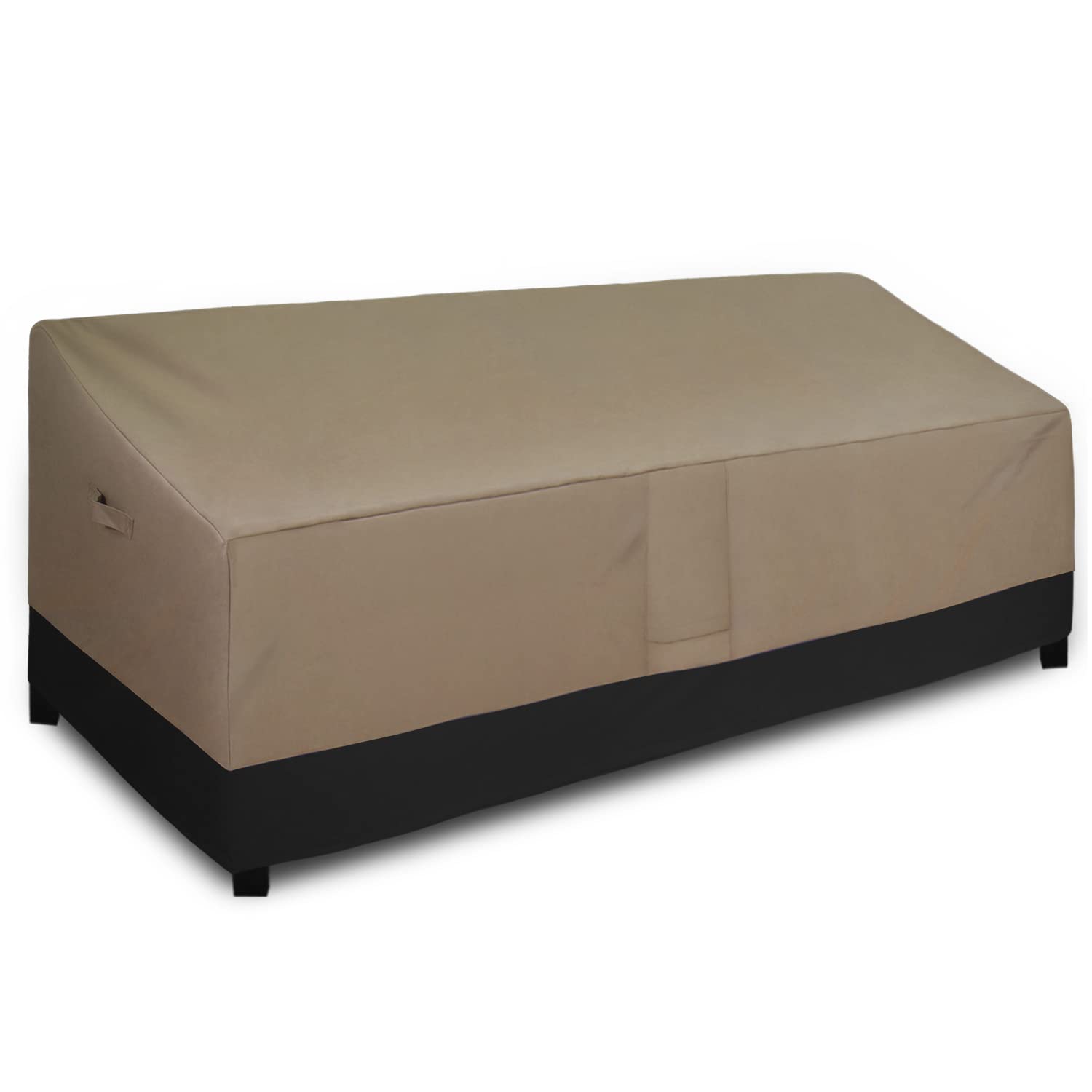 Easy-Going Waterproof Outdoor Couch Cover, Heavy Duty 4-Seater Patio Sofa Cover, Winchdproof Outdoor Furniture Cover With Air Ve