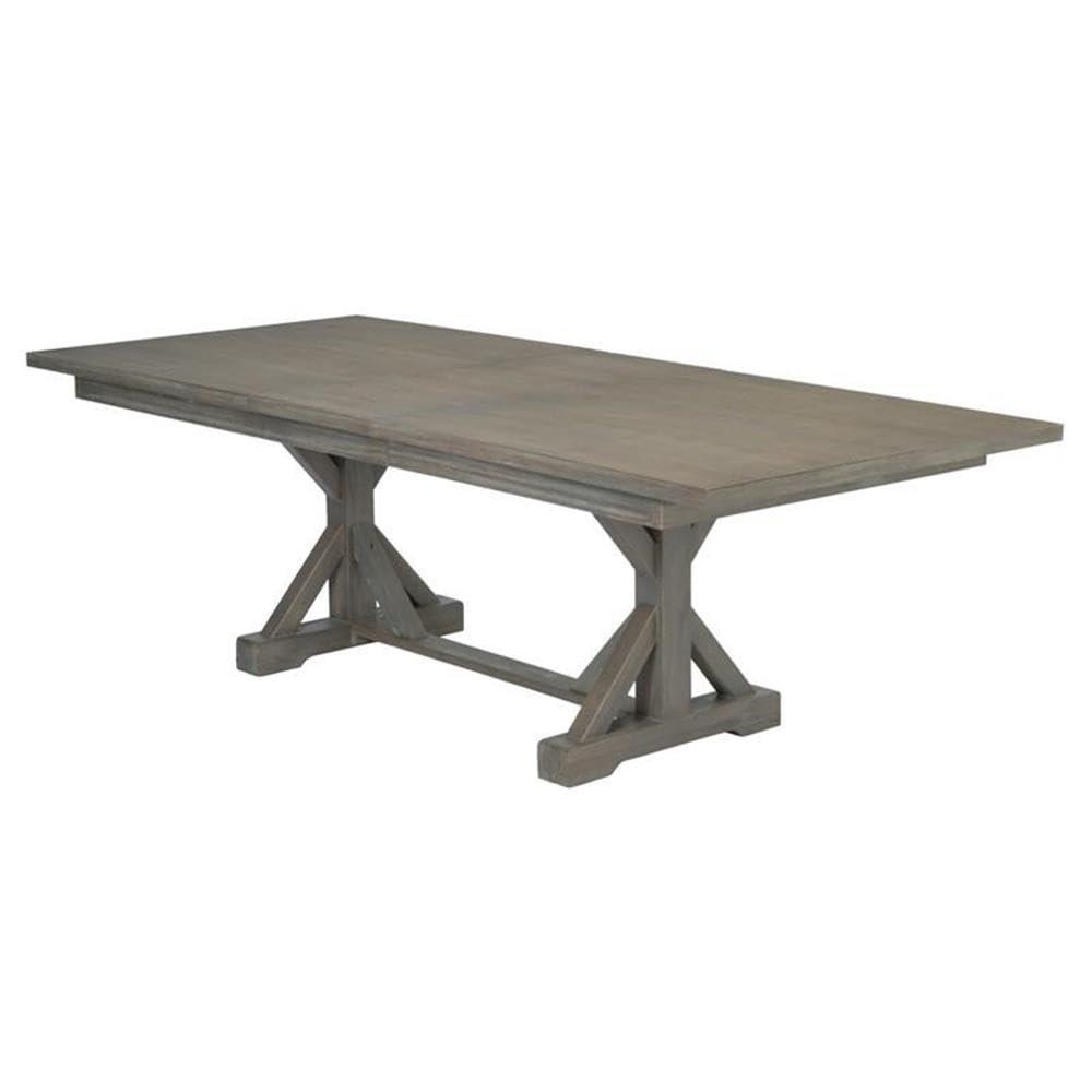 Best Quality Furniture 7 Piece Dining Set, Gray