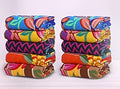 PPS Textiles Printed WoolFleece Blankets, FullLength, SingleBed, Pack of 10, Soft and Warm