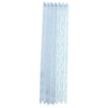 CALANDIS Elegant Flower Sheer Window Curtain Voile Drapery Panel 39X98 Blue