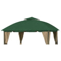 Garden Winds Reinforced RipLock 350 Replacement Canopy Top Cover Compatible with South Hampton 11 x 13 Gazebo Models L-GZ215PS