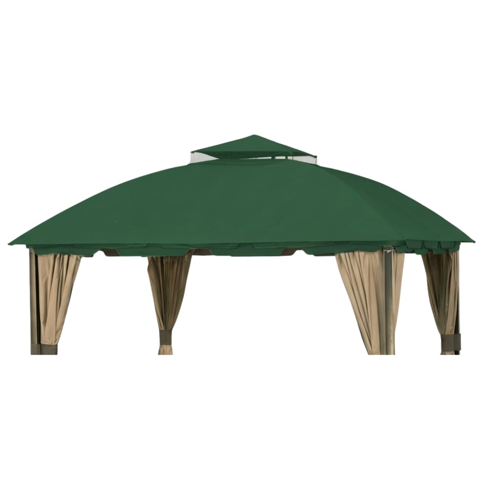 Garden Winds Reinforced RipLock 350 Replacement Canopy Top Cover Compatible with South Hampton 11 x 13 Gazebo Models L-GZ215PS