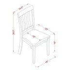 East West Furniture Aman3-Bch-C 3 Piece Dinette Set For Small Spaces Contains A Round Dining Room Table With Pedestal And 2 Linen Fabric Kitchen Dining Chairs, 36X36 Inch, Black & Cherry