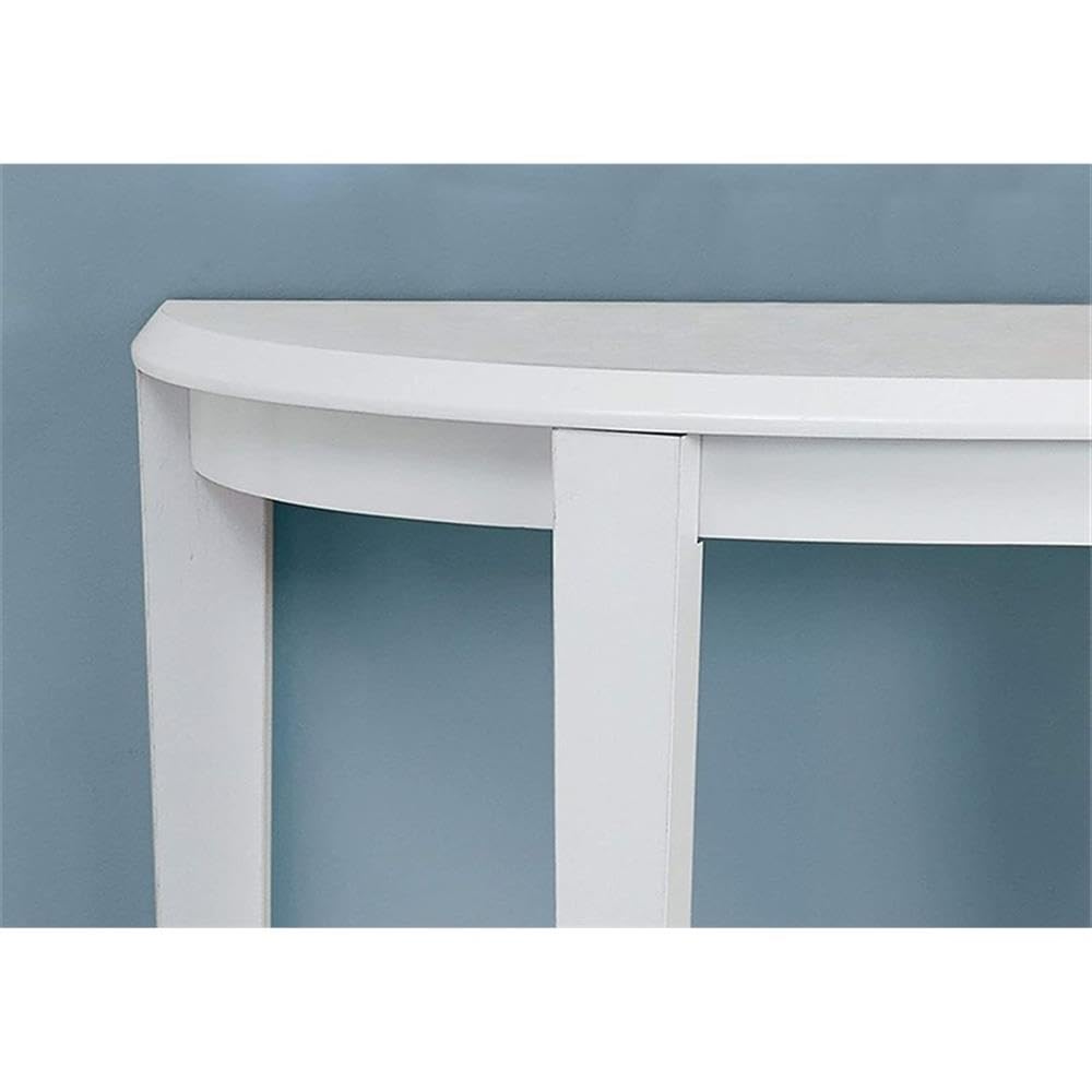 Monarch Specialties Console Table - Narrow Entry Table, 36?L (White)