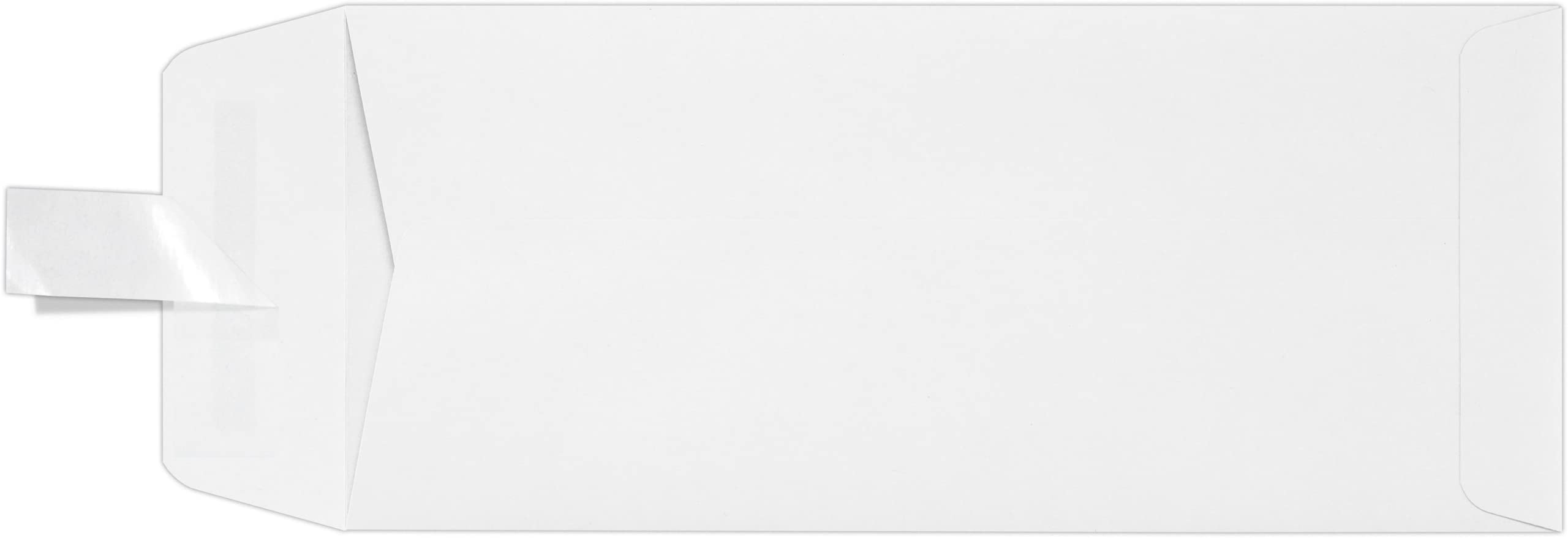 Luxpaper #10 Policy Business Envelopes | Peel & Press | 4 1/8' X 9 1/2' | White | 100% Recycled | 80Lb. Text | 50 Qty