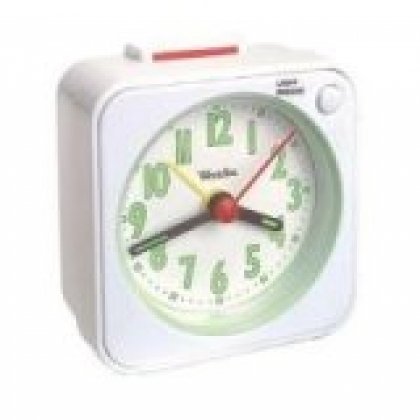 Westclox Gen Quartz Travel Alarm (White)