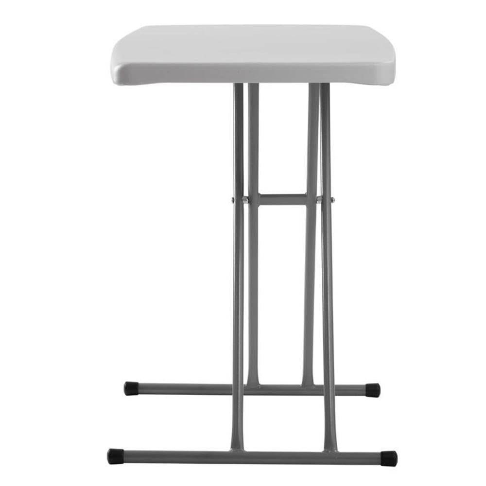 Commercialine PT Series 20x30 Metal Personal Folding Table in Speckled Gray